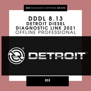 Detroit Diesel Diagnostic Link 8.13 (DDDL 8.13) 2021 Profesional fuera de línea