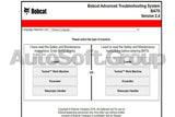 Bobcat BATS technical documentation kit: maintenance manuals, troubleshooting, and electrical schematics for special equipment