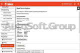 Bobcat Service Analyzer v5.44.3.24 professional diagnostic software interface for loader and excavator electronic control unit programming