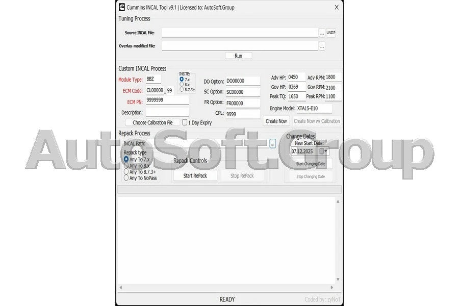 Herramienta Cummins INCAL V9.1 2025 – comprar AutoSoft.group