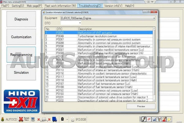 HINO DX2 – buy professional Diagnostic software AutoSoft.group