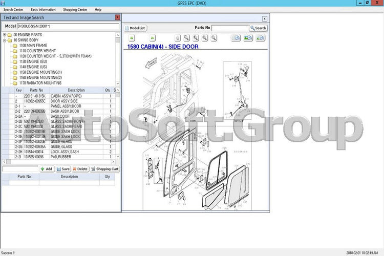 Doosan parts catalog 2018 online buy professional diagnostic software