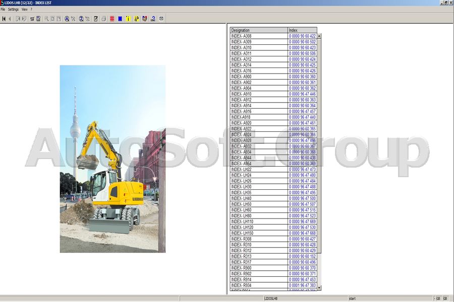 Liebherr Lidos Offline 04.2022 COT LBH LFR LHB LWT Spare Parts